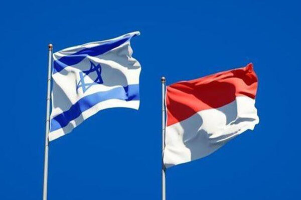 Bandiere di Israele e Indonesia