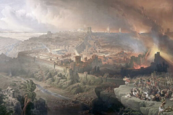 David Roberts, L'assedio di Gerusalemme da parte dei romani