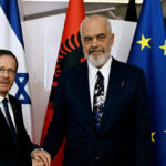 Da sinistra Isaac Herzog e Edi Rama