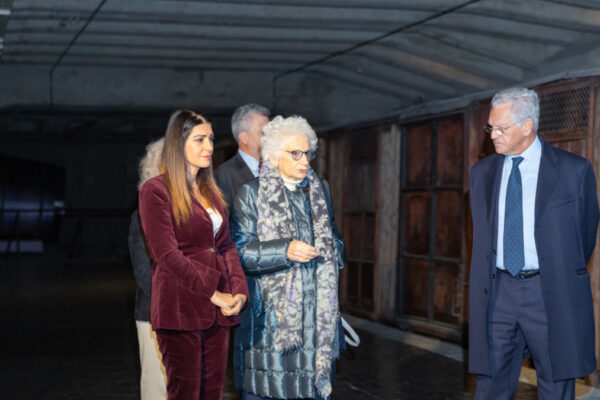 Da sinistra Pina Picierno, Liliana Segre e Roberto Jarach