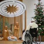 Papa Francesco e Presepe