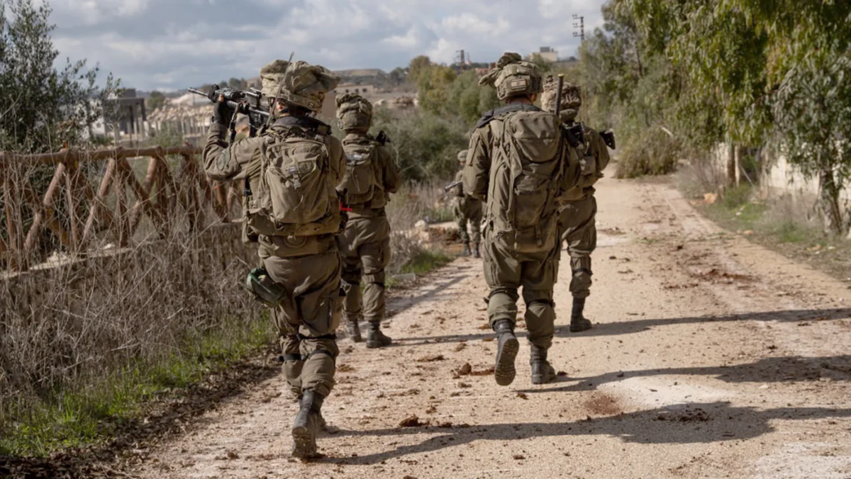 7° Brigata dell'esercito israeliano nel sud del Libano nel gennaio 2025 (fonte IDF)