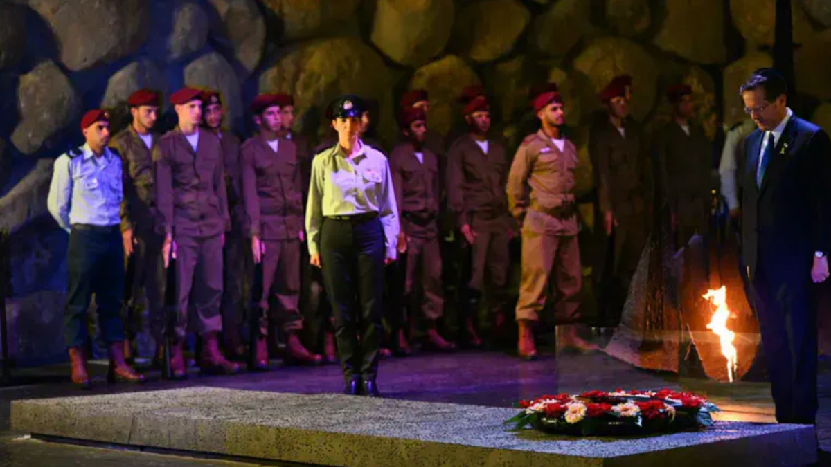 Cerimonia Yom haShoah (Chaim Tzach/GPO)