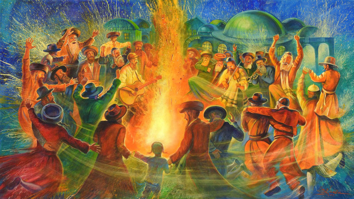 Alex Levin, Lag baomer al Monte Meron (@ Art Levin Studio, Inc.)