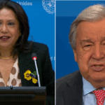 Da sinistra Pramila Patten e Antonio Guterres