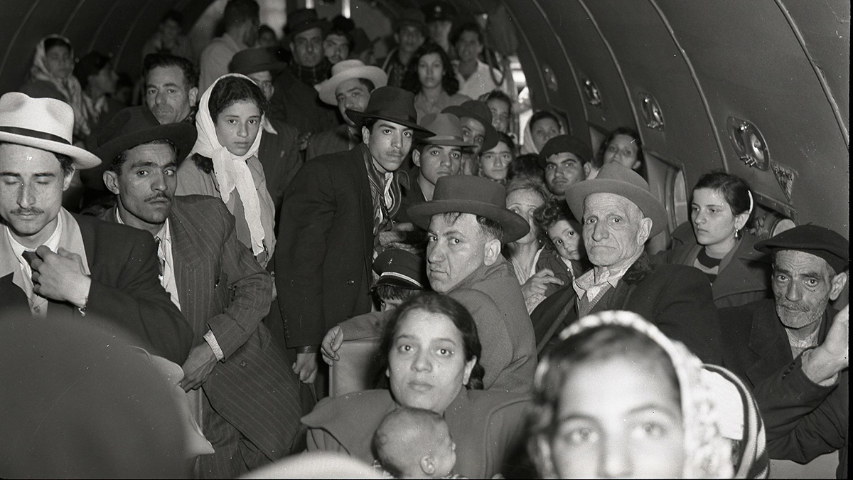 ebrei iracheni sulla nave Ophir in Yemen (Fonte foto: NLI)