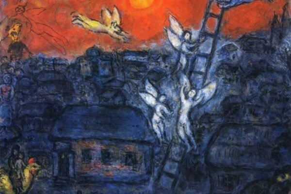 Marc Chagall "La scala di Jacob" (1973)