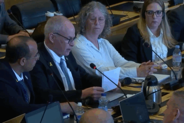 Keith e Aviva Siegel alle Naizoni Unite a Ginevra