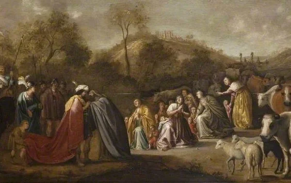 Alexander I. Poltorak, Giacobbe incontra Esaù e i suoi 400 uomini