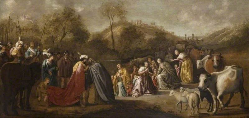 Alexander I. Poltorak, Giacobbe incontra Esaù e i suoi 400 uomini