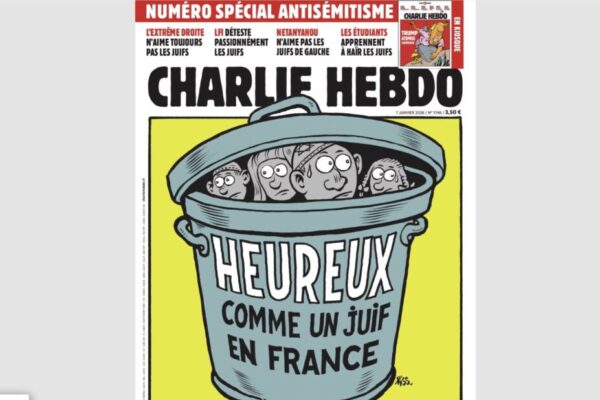 cover di Charlie Hebo du antisemitismo