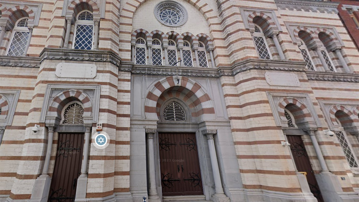Sinagoga di Liegi esterno