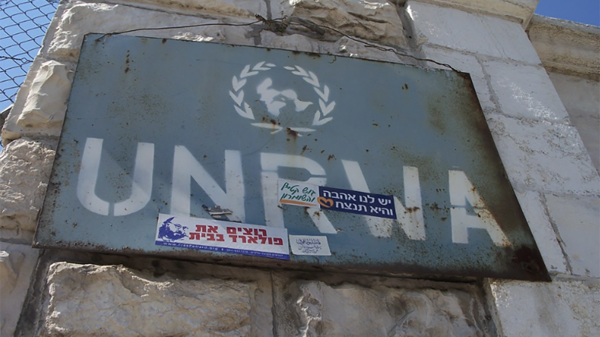 insegna dell'UNRWA