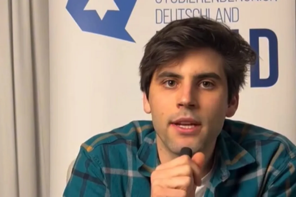 Ron Dekel, presidente dell'Unione giovani ebrei della Germania