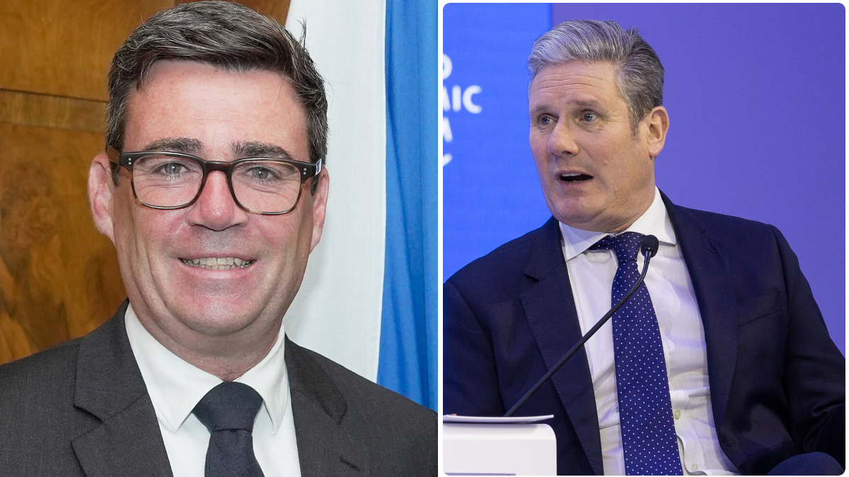 Da sinistra Andy Burnham e Keir Atarmer