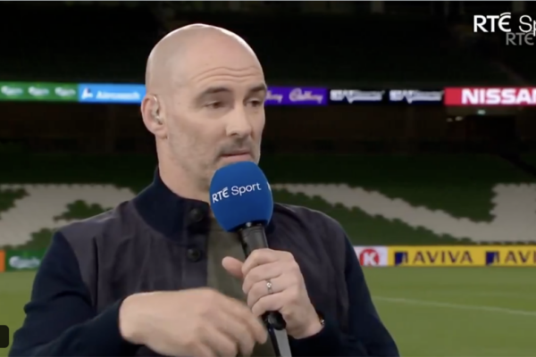 Il commentatore televisivo sportivo della Rté Richard Sadlier