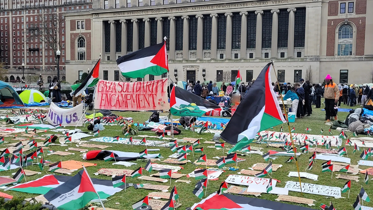 Università di Ghent occupata da manifestanti proPalestina e per l'ambiente