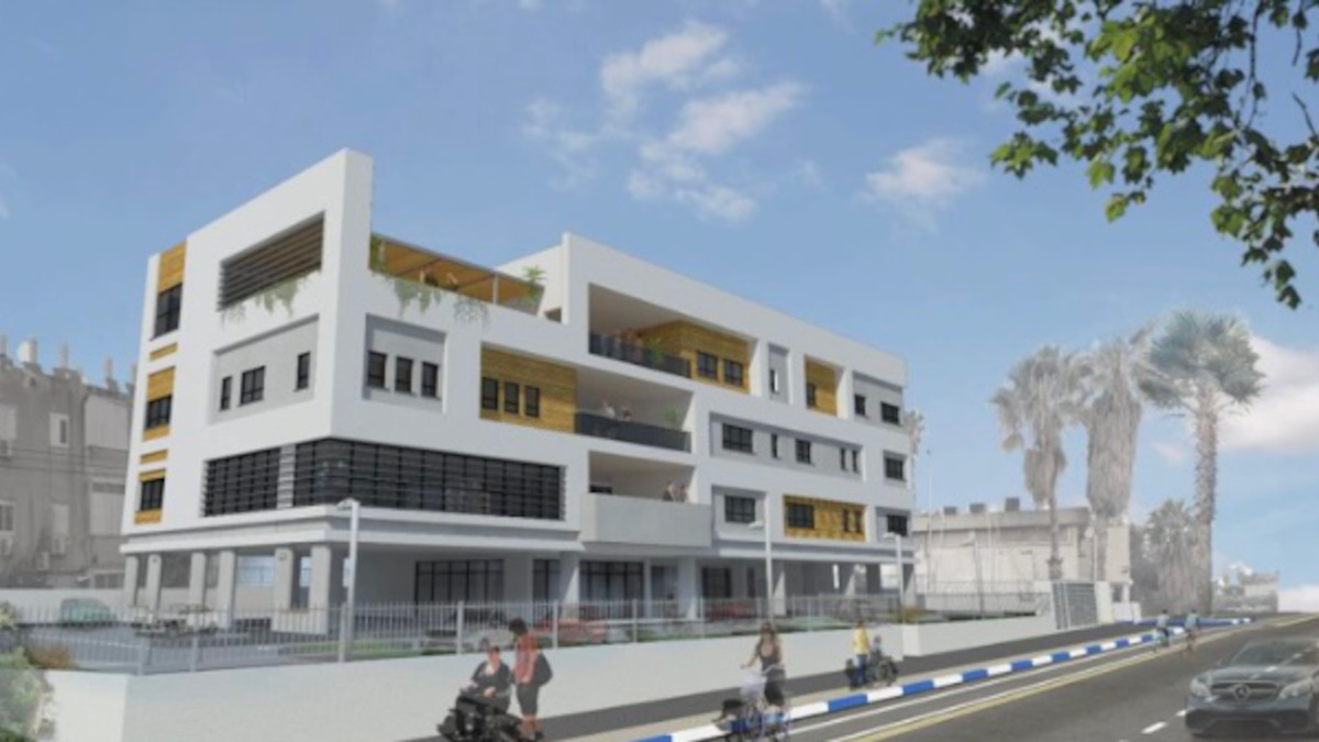 Rendering del centro di riabilitazione dell'IDF