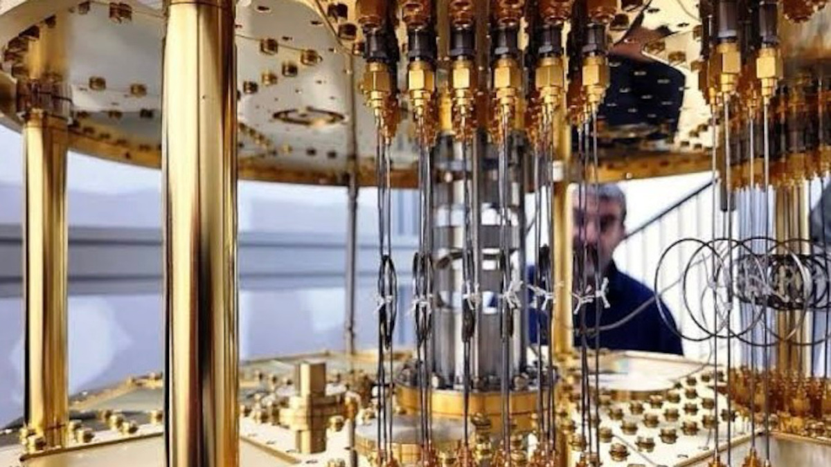 Una foto degli studi sul calcolo quantistico nel Quantum Computing Center dell'Università di Tel Aviv