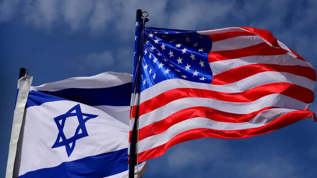 Bandiere Israele e Usa