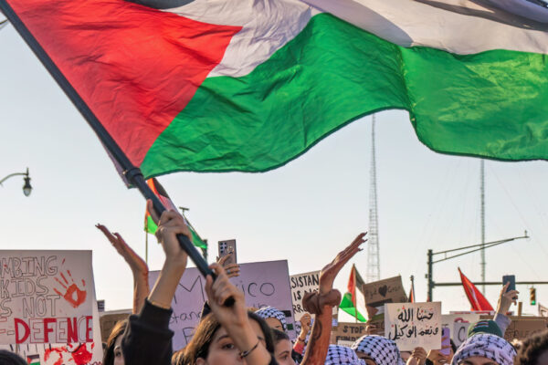 Manifestazione in Ohio per la Paslestina (Wikipedia. Credit: Becker 1999)