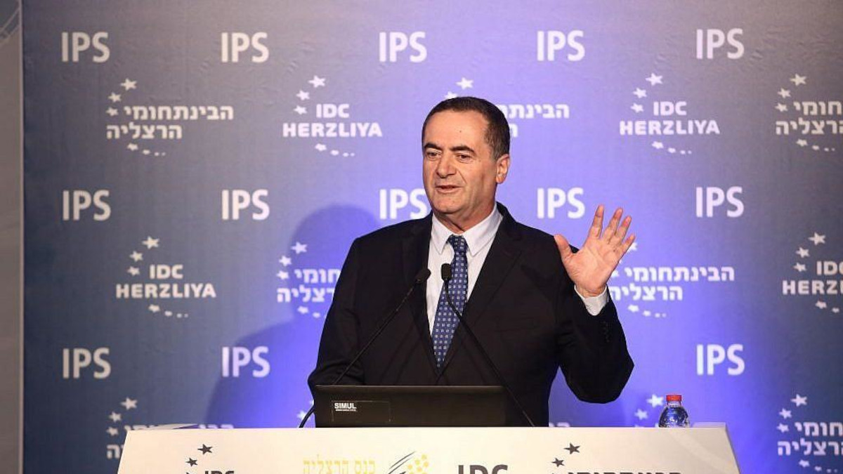 Il ministro degli esteri Israel Katz